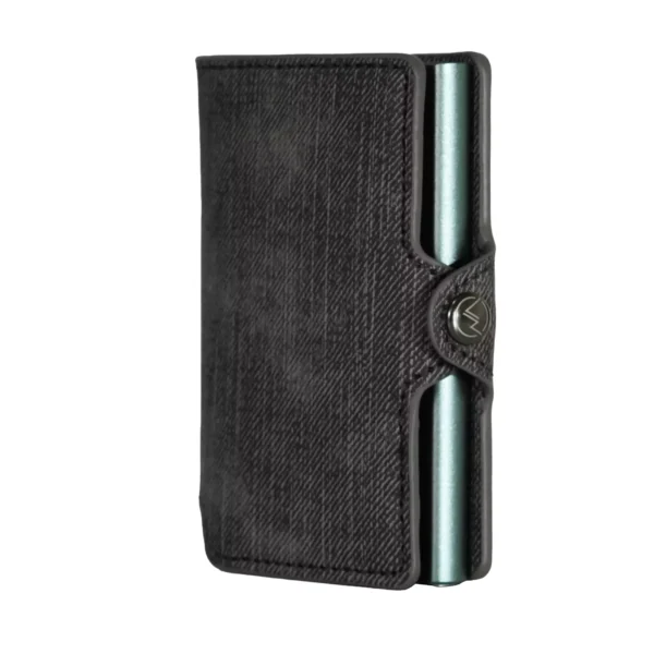 Billetera Minimalista Denim Gris RFID