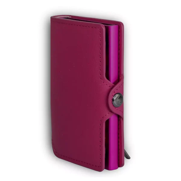 Billetera Minimalista Fucsia RFID