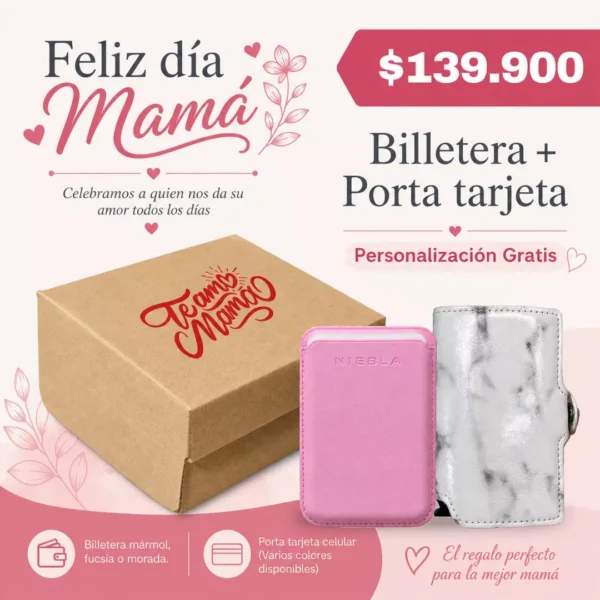 Combo Mamá | Billetera + Portatarjeta